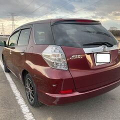 フィットシャトルハイブリッド★車検８年６月★純正ナビテレビバックモニタ★ハーフレザーの画像