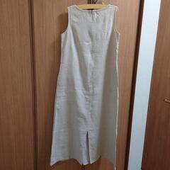 【中古品】ワイズフォーリビング　リネンロングワンピースの画像
