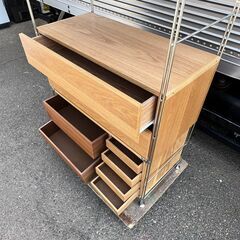 MUJI】 無印良品 スチールユニットシェルフ ③ 引出し付