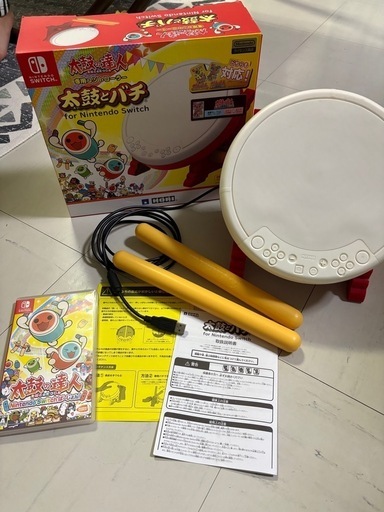 nintendo 太鼓の達人ソフト＆専用コントローラー