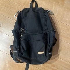 マザーバック　黒のリュックサック