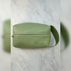 ♡ 【新品未使用】持ち歩きしやすい♪ミニポーチ パステルグリーン(防水◎) ♡の画像
