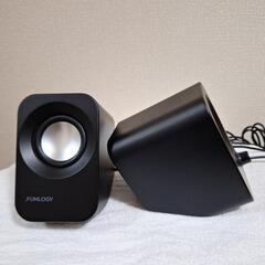 新品パソコン用スピーカー黒の画像