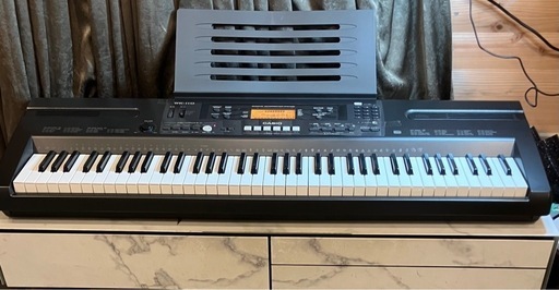 カシオ　CASIO　WK-110 77鍵 電子ピアノ キーボード【市内配送可能】【札幌清田区　店頭引取可能】