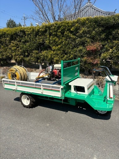 アテックス 3輪運搬車 SL380 乗用 ガソリン 運搬 リコイル式・実働確認済み