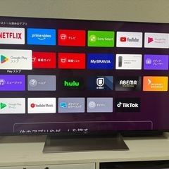 再投稿55インチTV SONY ワケアリ