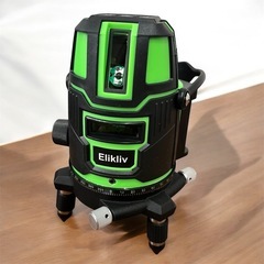 ＊新品＊　レーザー墨出し器 5ライン バッテリー2個つき ケースつき DIY 工事 建築 水平器 水準器の画像