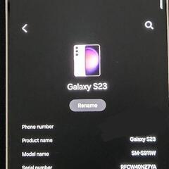 【美品】Galaxy s23 simフリー バッテリー良好の画像