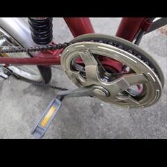 折りたたみ自転車 スチールフレームの画像
