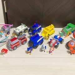 パウパトロール ビークル セット 10台 大量 中古 人形 大量