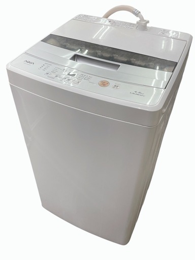 2019年製AQUA 4.5kg 洗濯機 縦型洗濯機 AQW-S45G-W 生活家電