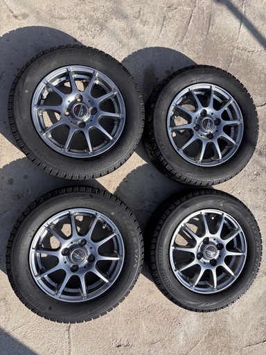 タイヤホイールセット　スタッドレス　155/65r13