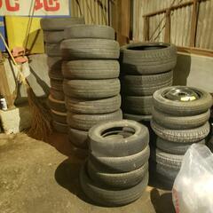 タイヤ！廃タイヤ！中古タイヤ！屋内保管中！