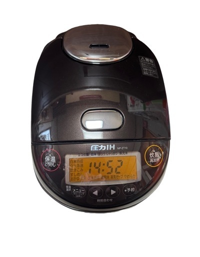 圧力IH炊飯器 NP-ZT18 ブラック中古