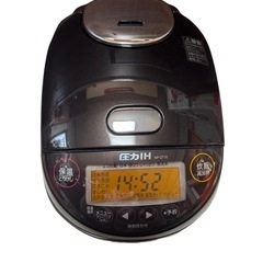 圧力IH炊飯器 NP-ZT18 ブラック中古