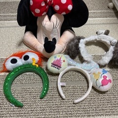 被り物　帽子　ディズニー　USJ ミニーちゃん　ミッキー