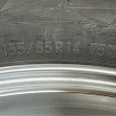 155/65R14 軽自動車用スタッドレスタイヤホイールセット4本 2021年の画像