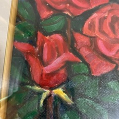 T. Oguri バラの油彩画 1997年の画像