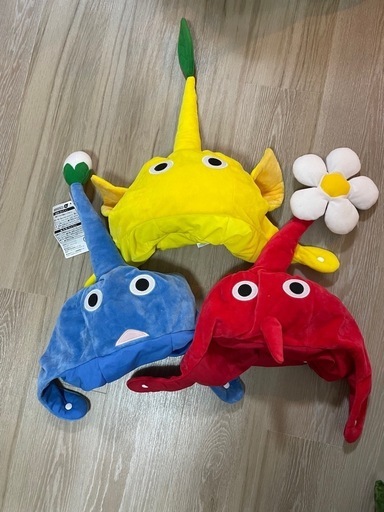 ピクミン　なりきり帽子　3点セット