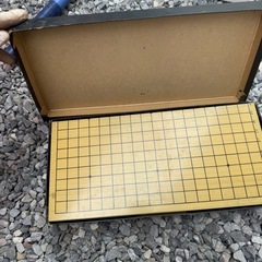 磁石碁セット　折りたたみ式　携帯用　碁盤　碁石　ケース付き　マグネットの画像
