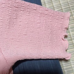 💕淡いピンクのトップス  M 　フリルデザイン💕の画像