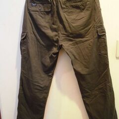 【COMME LE VENT HOMME】裏起毛カーゴパンツ(カーキ)の画像