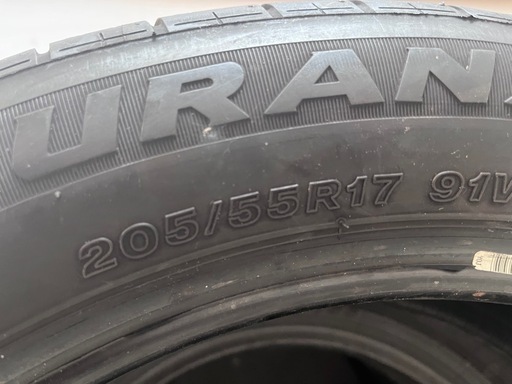 未使用品ブリジストンタイヤ4本