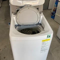 NO B30 🌈福岡市内配送設置無料✨🌈NA-FD80H6-N 縦型洗濯乾燥機 シャンパン [洗濯8.0kg /乾燥4.5kg /ヒーター乾燥(水冷・除湿タイプ) /上開き]の画像