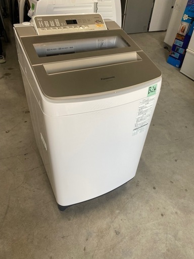NO B24 福岡市内配送設置無料✨パナソニック Panasonic 全自動洗濯機 10kg シャンパン NA-FA100H5-N