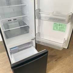 NO B23 🌈福岡市内配送設置無料✨🌈三菱 146L 2ドアノンフロン冷蔵庫 keyword キーワードブラック MR-P15EF-KK 2020年式の画像