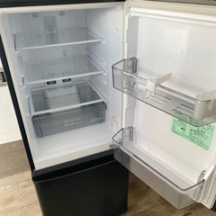 NO B23 🌈福岡市内配送設置無料✨🌈三菱 146L 2ドアノンフロン冷蔵庫 keyword キーワードブラック MR-P15EF-KK 2020年式の画像