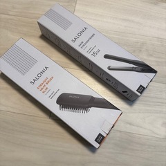 サロニア　ストレートヘアアイロン　ブラシ