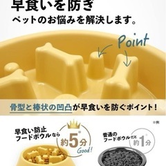 決まりました⭐︎　早食い防止 食器 犬 【獣医師監修】 フードボウルエサの画像
