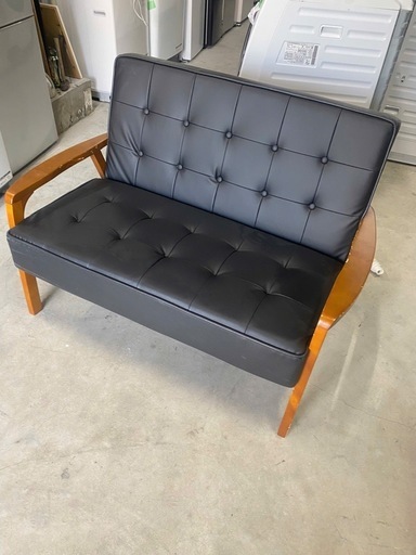 福岡市内配送無料　2人掛けソファー