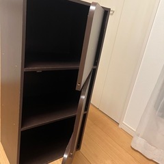 棚　3段ボックス　扉付き
の画像
