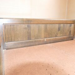 幅広シングルベッド 木製フレーム　広島県のドリームベッド社製　1990年ごろの製造の画像