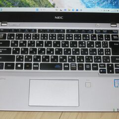 【core i5-8350U・バッテリー表示7時間超】NEC VersaPro VKM17B-3【メモリ8G・Windows11・オフィスソフト付】の画像