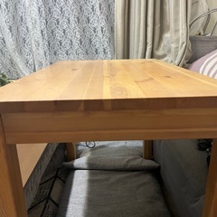 【決まりました】無印良品　机とサイドワゴンの画像