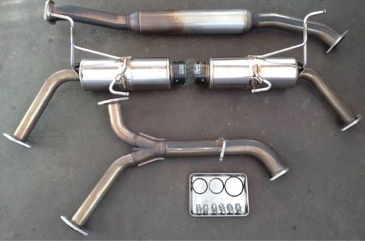 スバル WRX STI S4 HKS ハイパワースペックLⅡ マフラー VAB VAG