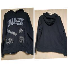 B ONE SOUL 黒パーカー L DUCKDUDE スウェットパーカーの画像