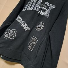 B ONE SOUL 黒パーカー L DUCKDUDE スウェッ...