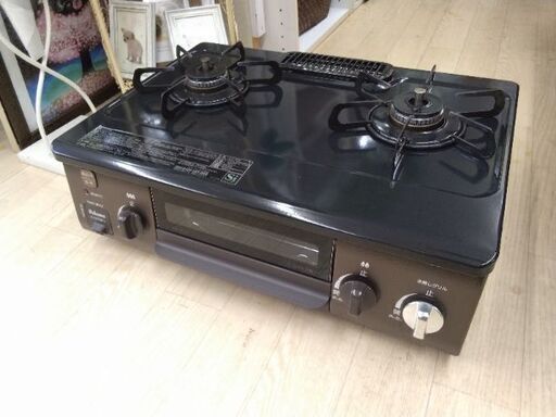 2021年製 プロパンガス　ガスコンロ　水無しグリル　LP　ガステーブル　ガスレンジ
