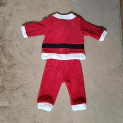 クリスマス　サンタクロース　着ぐるみ・コスチューム　上下セット　サイズ80の画像