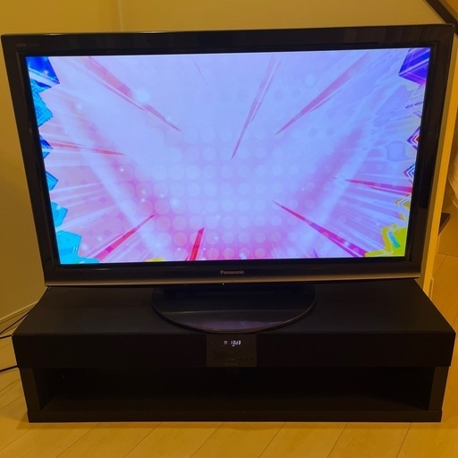 47インチTV+スピーカー付きTV台