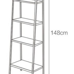 4/22 にとりにきていただける方限定！ IKEA (イケア) LERBERG ルーべリラックシェルフユニット, ホワイトコンテンポラリー　ワイヤーネット2個の画像