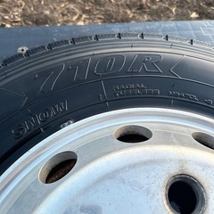 トラック　タイヤ　ホイール　一本　ALCOA アルミホイール　225/80r17.5  アルミホイールの画像