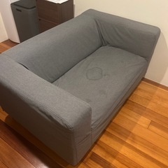【ソファ】IKEA製2人掛けソファ_カバー買い替え可能