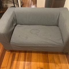 【ソファ】IKEA製2人掛けソファ_カバー買い替え可能の画像