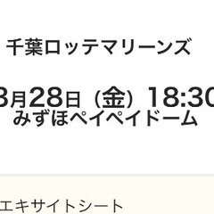 3/28 ソフトバンクホークスVSマリーンズ　開幕戦