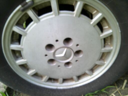 程度いの良いベンツ用アルミホイル-7Jx15-H2